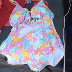 Woman's Put Of Bounds Bathing Suits Size Small 