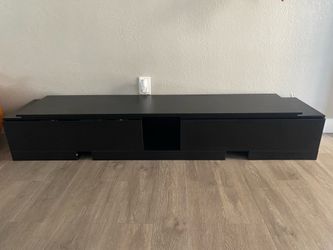 Black tv stand