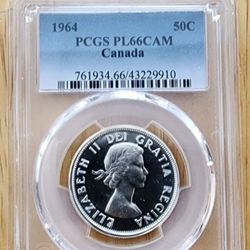 PRB7SX1450 GORGEOUS HIGH GRADE SILVER CAN HALF