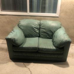 Leather Loveseat 