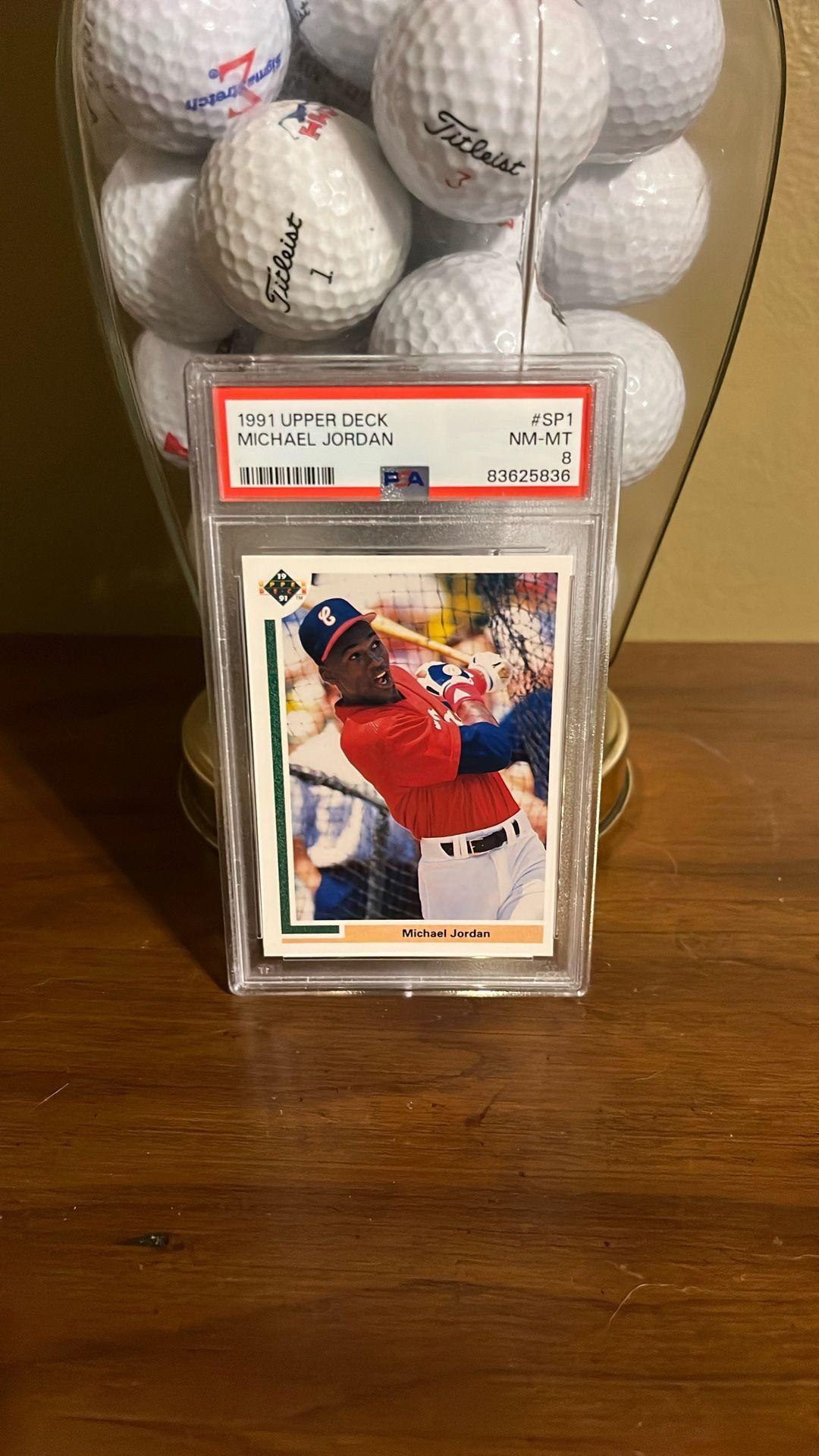 Michael Jordan Baseball Card