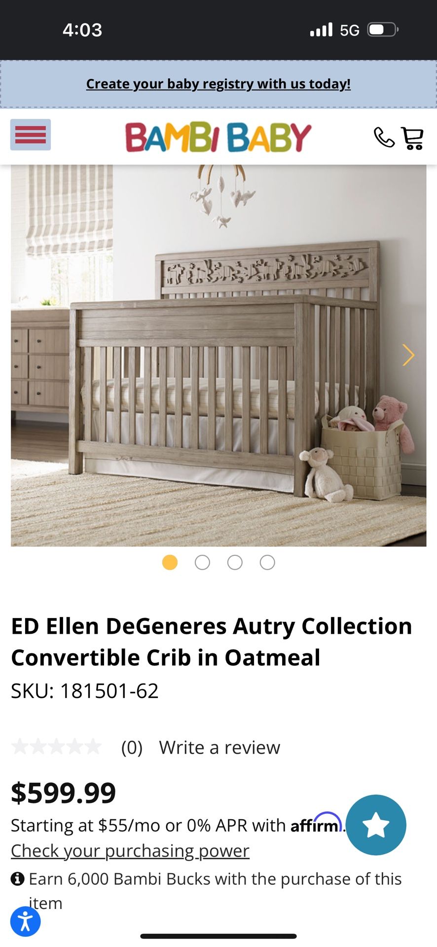 Ellen Degeneres Nursery Set