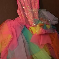 Girls Ballerina Dress w Hairpiece SC