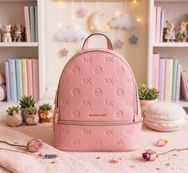 Michael Kors Pink Monogram Backpack💗💗💗