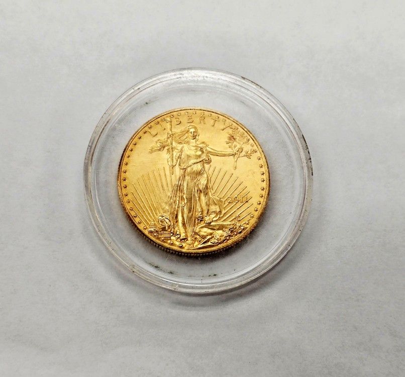 2011 1oz Pure Gold 24k Liberty $50 Dollar Coin
