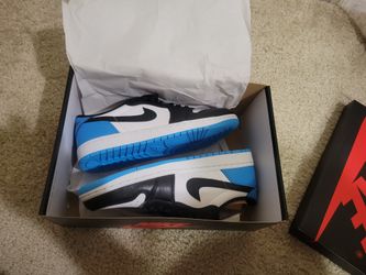 Jordan 1 Low Dark Powder Blue