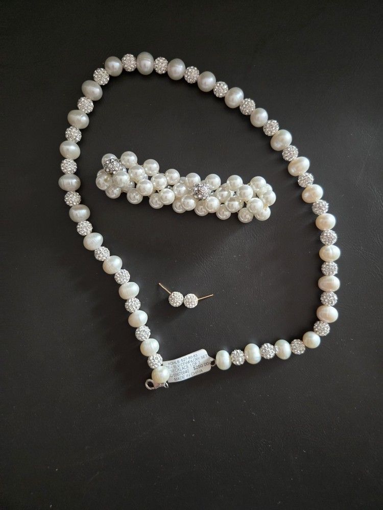 Sterling Silver CFWP & Cry Necklace Set