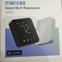 Meross Smart Thermostat Home, MTS300 WiFi Thermostat Works w Matter Alexa Apple