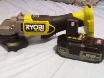 Ryobi ONE+ HP Cordless Angle Grinder with Battery