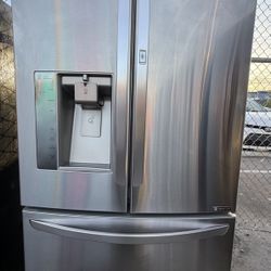 LG refrigerator 3-door $650 3-month warranty Delivery available