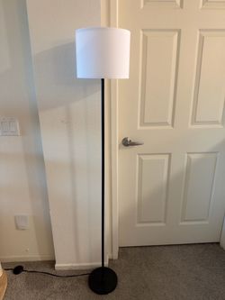 White and black lamp