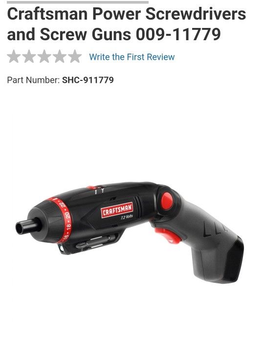 Craftsman Drill