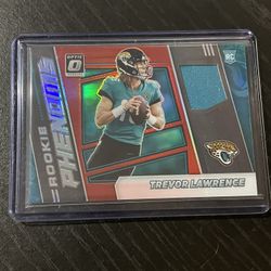 Trevor Lawrence Optic Rookie Patch Card