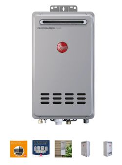 Rheem Performance Plus 9.5 GPM Liquid Propane Outdoor Tankless Water Heater  for Sale in Tempe, AZ - OfferUp