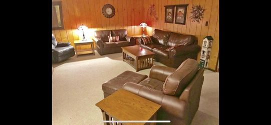 Living Room Set Couch Loveseat Chair Ottoman Coffee Table End Table