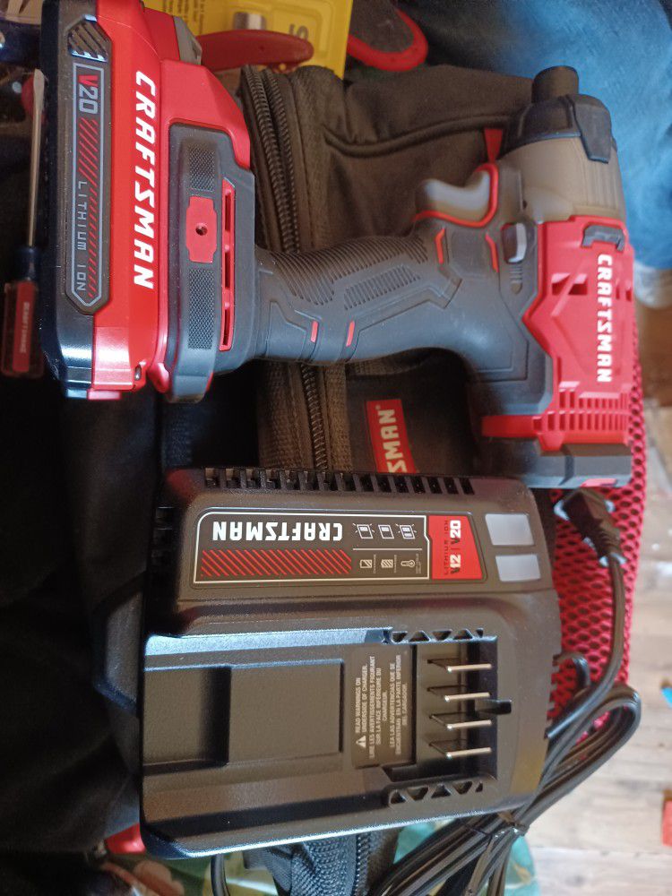 20 Volt Impact Drill , Battery,  and Charger