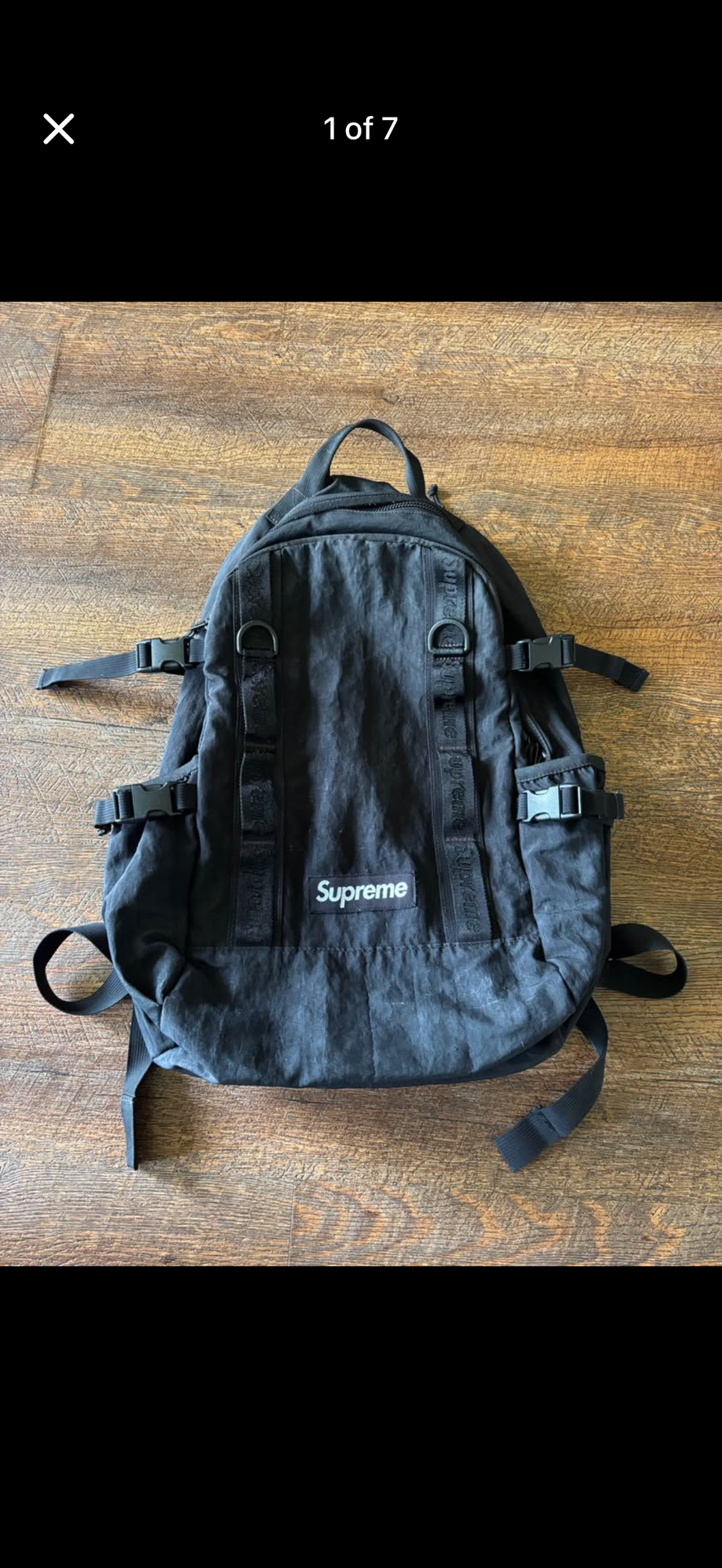 Supreme box logo backpack