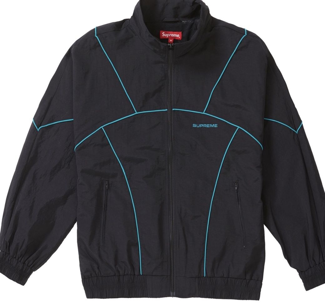 Supreme Piping Track Jacket (SS19) Black