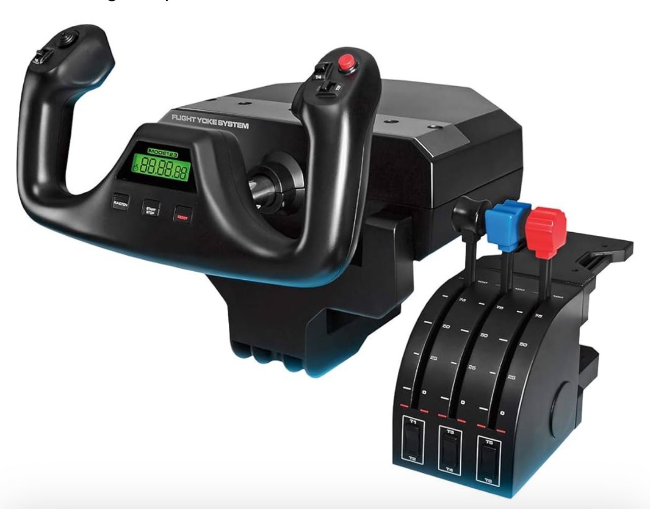 Logitech G-Pro Flight Yoke With Throttle And Rudder Pedals