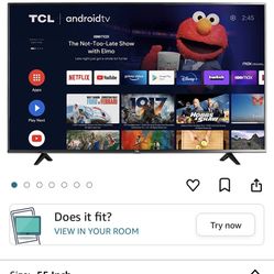 “55” Inch Series 4 4k TCL Google Smart Tv