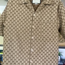 AUTHENTIC GUCCI SHORT SLEEVED SHIRT