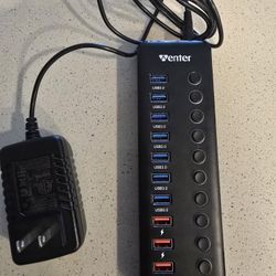 Powered USB 3.0 Hub, Wenter 11-Port Hub Splitter