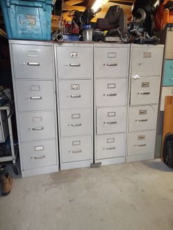 4  archiveros de  Metal fuerte 4 gavetas