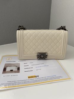 Authentic Chanel Medium Boy Bag