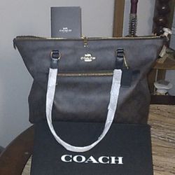 Coach Canvas Tote