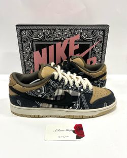 Travis Scott x Nike SB Dunk Low ‘Cactus Jack’ (CT5053 001) Shoes Size: 13 M