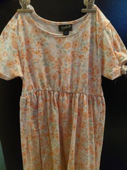 6X Flower print dress