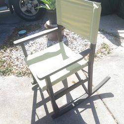 Beautiful Lime Green ROCKING DIRECTOR'S CHAIR