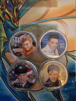 Silver Eagles 4oz Lot Commemorative Elvis Coins