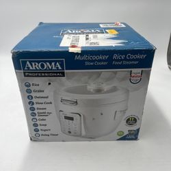 NOB Aroma Professional 20 Cup / 4 Quart Digital Multi/Slow Cooker Food Steamer 