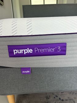 Pristine Purple Premier Hybrid 3 / foundation/ headboard king size i can deliver or come see  As like new as it gets   Retail $4,389 Your Price $1,275