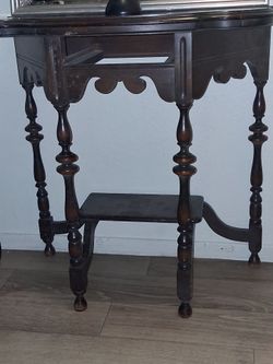 Antique Mersman Furniture and parlor table