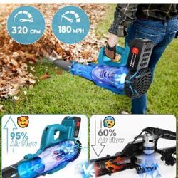 Cordless Leaf Blower Battery Powered