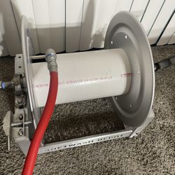12” Softwash Depot Hose Reel + 200 ft 1/2” Rampage Softwash Hose (Brand New)