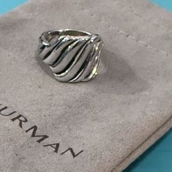 David Yurman Silver Ring I Have Size 7 and 8 But Sold Separately 