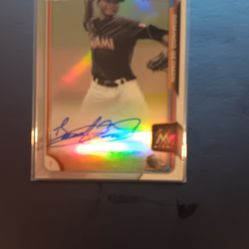 DOMINGO GERMAN 1st Bowman Chrome Refractor Auto Rookie Psa Ready 