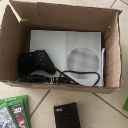 XboxOne S and Blue J6 Smart Phone