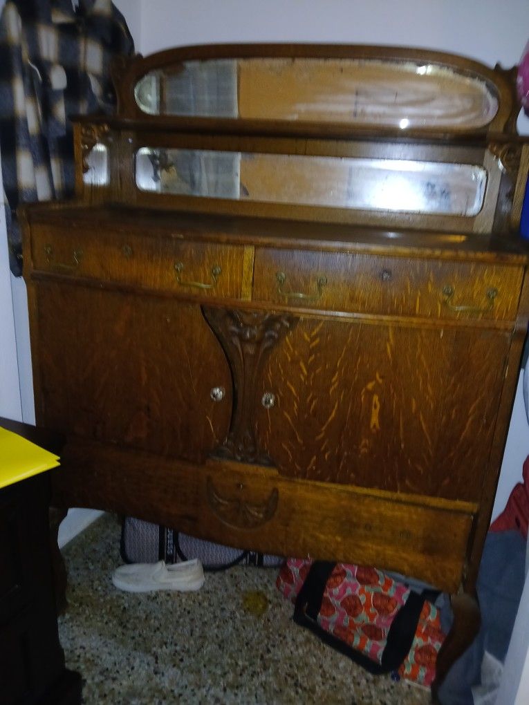 Antique Buffet Table