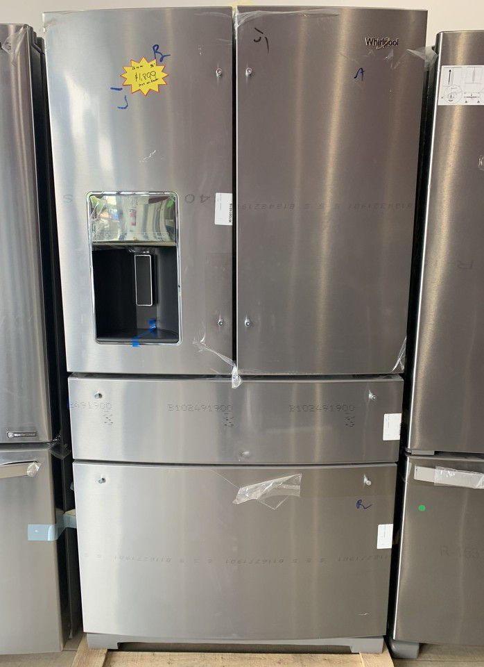 Whirlpool  26 cu. ft. French Door Refrigerator in Fingerprint Resistant Stainless Steel