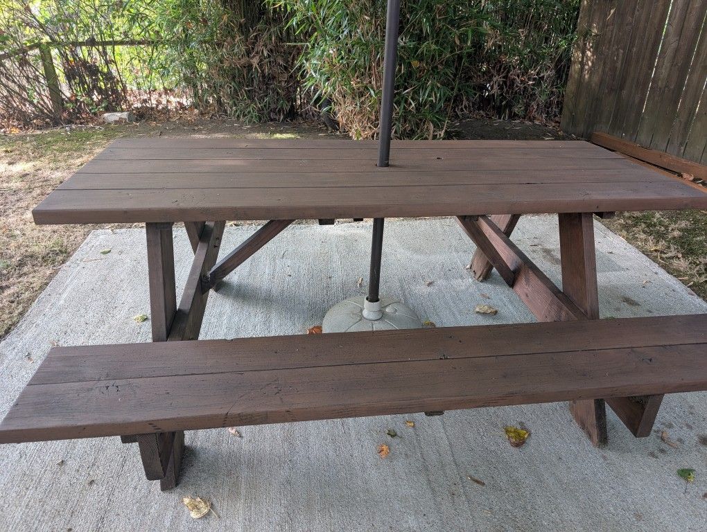 Wooden Picnic Table