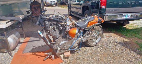 2006 victory Hammer Disassembled Motorcycle Project Bike