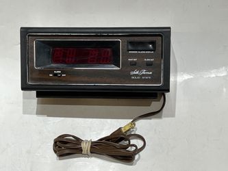  Vintage Seth Thomas Flip Clock Model 726 Drowse Alarm S/R Solid State