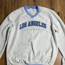 Blue and White LA sweatshirt