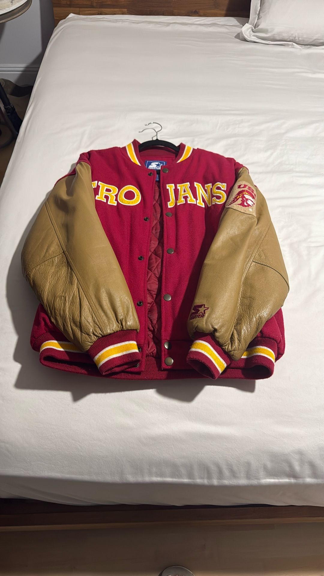 Trojans Wool Leather Jacket
