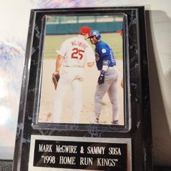 Mark McGwire Sammy Sosa 1998 Home Run Kings Picture frame Small  4.5x6.5