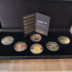 2010 Taipei Floral International Exposition Brass Medallions